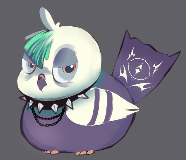 Bishop The Cursed Pigeon